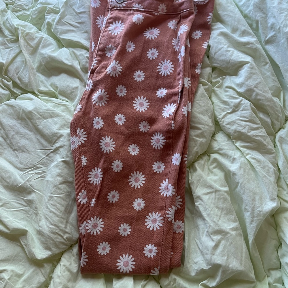 Altar'd State Flare Pants with Floral Design